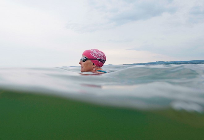 Jo in the Water + River Deben Short